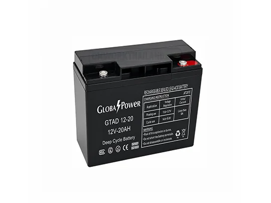 GlobalPower Battery GTAD12-20 แบตเตอรี่ Deep Cycle AGM VRLA 12V 20Ah สำหรับ UPS และ Solar