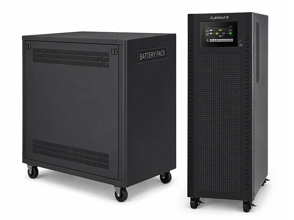 CLEANLINE True Online 3 Phase UPS รุ่น T-30K33LV2 พร้อมตู้แบตเตอรี่ PB-07