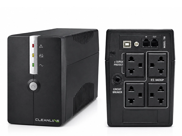 เครื่องสำรองไฟ Line Interactive CLEANLINE รุ่น L-1000C สำหรับสำนักงาน