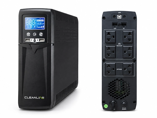 เครื่องสำรองไฟ Line Interactive CLEANLINE รุ่น Prime-1000 1000VA 600W
