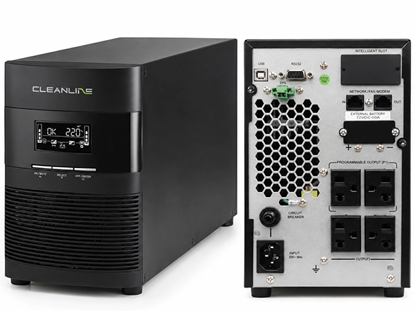 CLEANLINE True Online 1 Phase UPS รุ่น T-1000 แบบ Tower 1kVA
