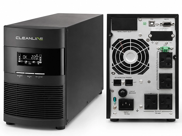 CLEANLINE True Online 1 Phase UPS รุ่น T-1500 แบบ Tower 1.5kVA