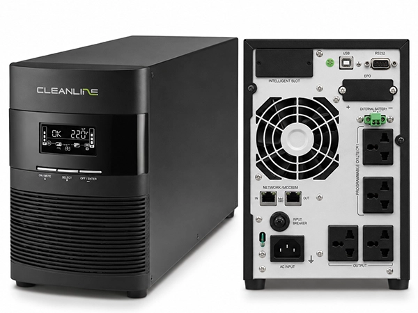 CLEANLINE True Online 1 Phase UPS รุ่น T-2000 B4 แบบ Tower 2kVA