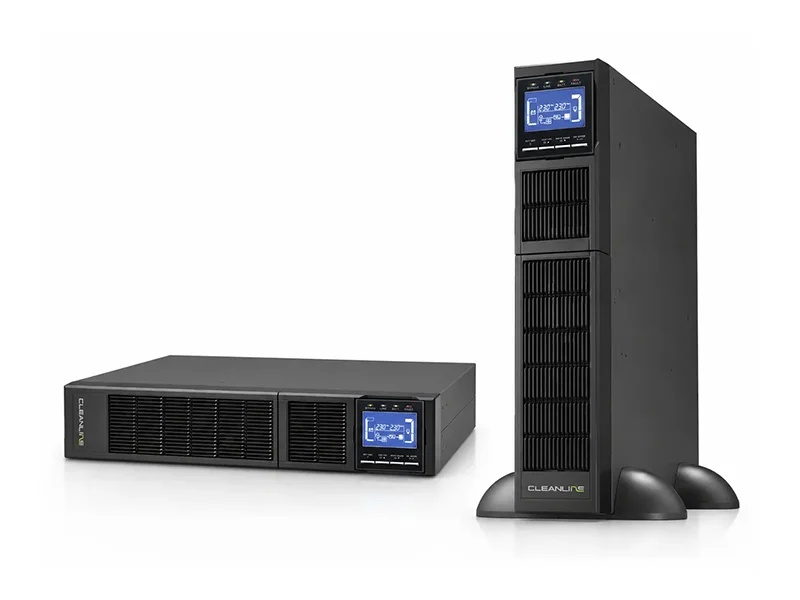เครื่องสำรองไฟ CLEANLINE TR-Series 6–10kVA PF 1.0 แบบ Rack-mount True On-Line UPS