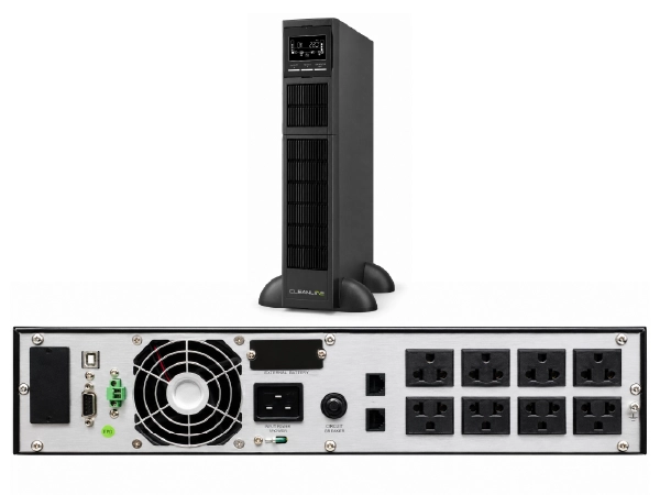 CLEANLINE True Online 1 Phase UPS รุ่น TR-2000 แบบ Rack-mount 2kVA