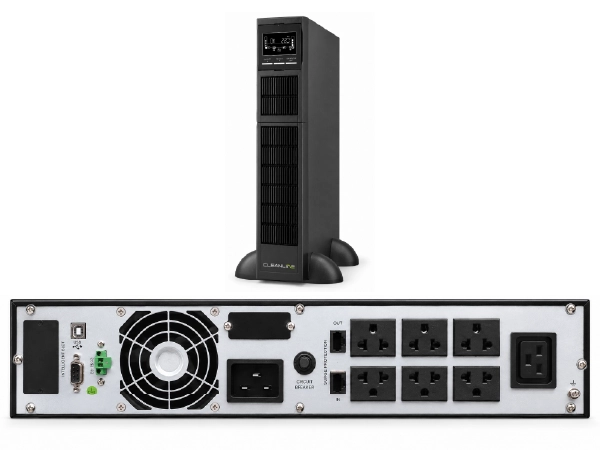 CLEANLINE True Online 1 Phase UPS รุ่น TR-3000 แบบ Rack-mount 3kVA
