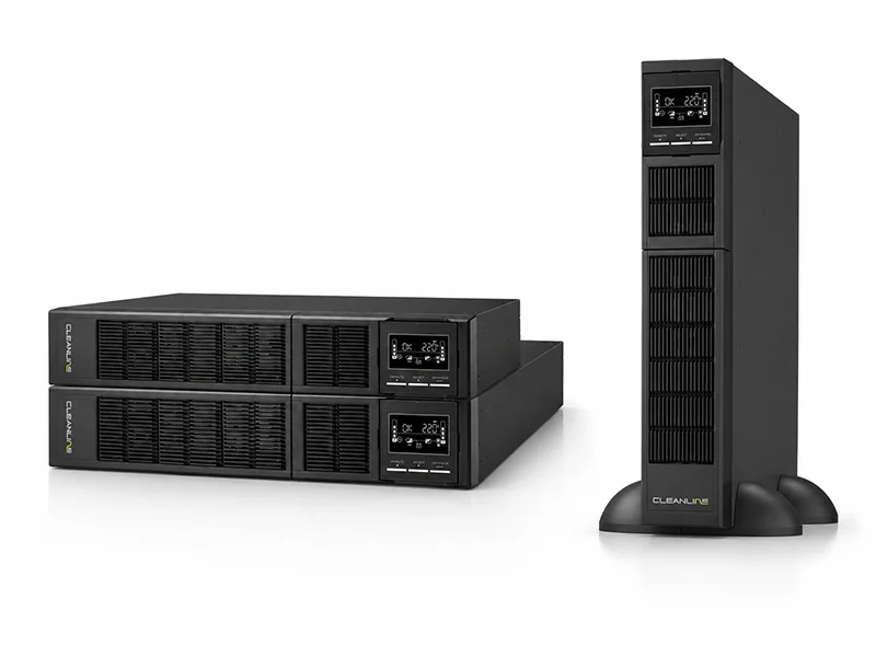 เครื่องสำรองไฟ CLEANLINE TR-Series 1–3kVA พร้อมการติดตั้งแบบ Rack-mount และ Tower Stand