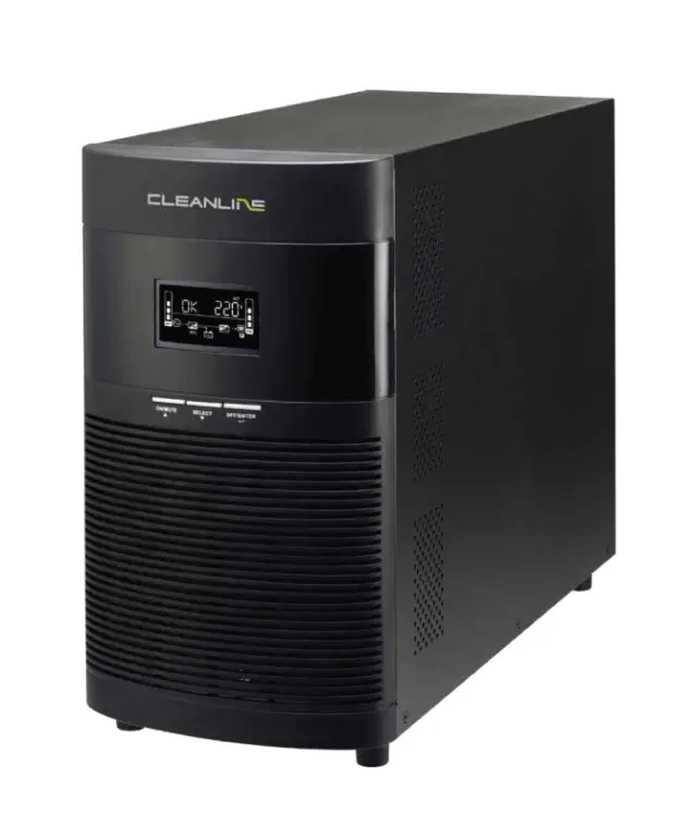 Cleanline UPS T-2000 V3 และ T-3000 V3 เครื่องสำรองไฟ True Online Double Conversion PF1.0 ด้านหน้า