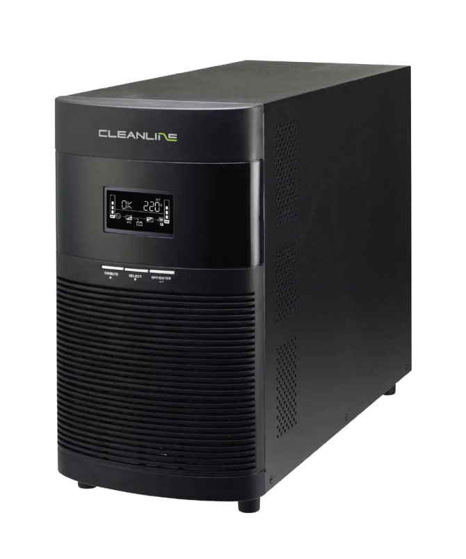 Cleanline UPS T-2000 V3 และ T-3000 V3 เครื่องสำรองไฟ True Online Double Conversion PF1.0 ด้านหน้า