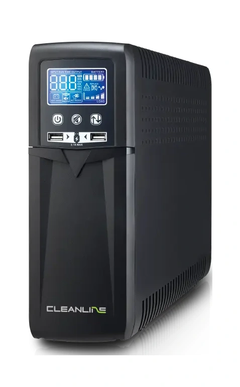 ภาพด้านหน้าเครื่องสำรองไฟ CLEANLINE Prime-1000